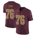 W.Commanders #76 Sam Cosmi Player Burgundy Alternate Vapor Untouchable Home Game Gdoa Stitched Jerseys