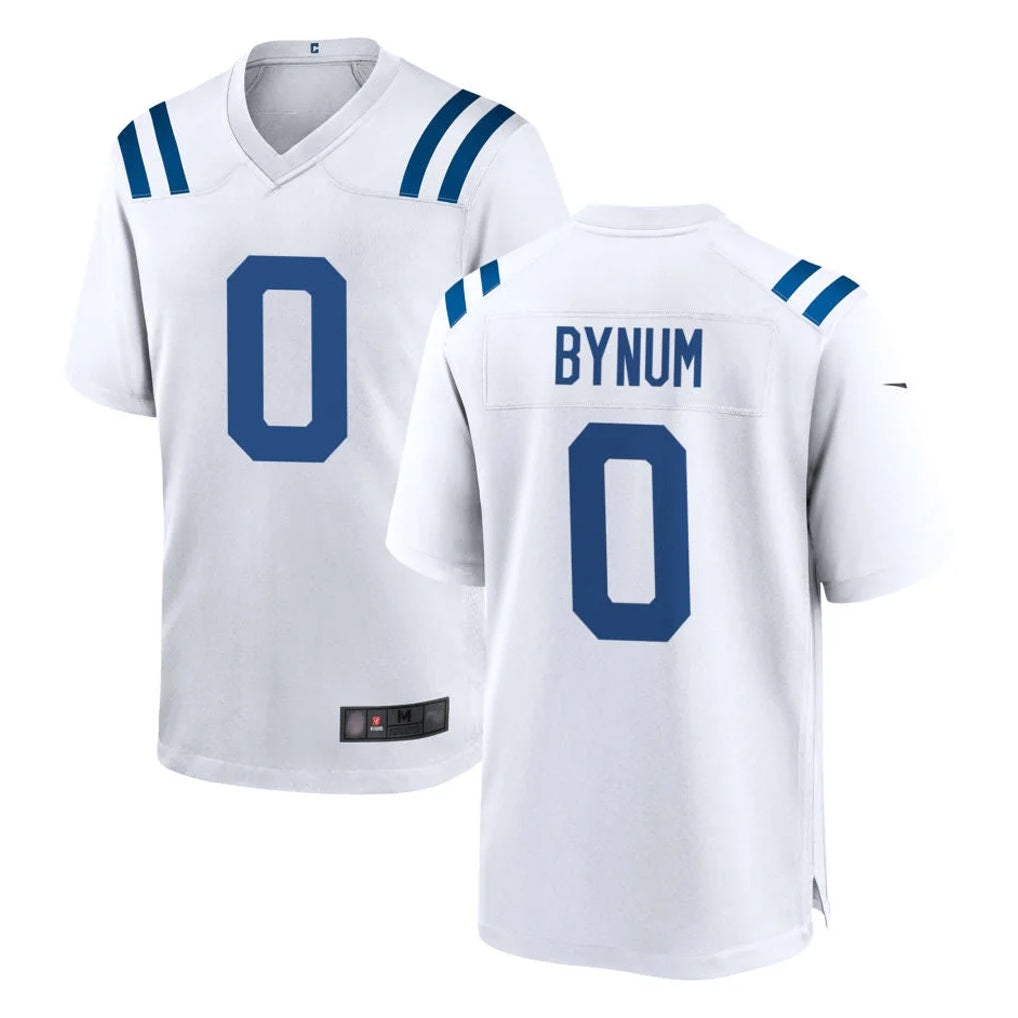 IN.Colts #0 Camryn Bynum Player White Home Game Gdoa Stitched Jerseys