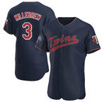 M.Twins #3 Harmon Killebrew Player Navy 60th Home Limited Elite Fdoa Stitched Jerseys