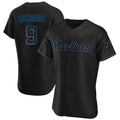 M.Marlins #9 Xavier Edwards Player Black Home Limited Elite Fdoa Stitched Jerseys
