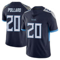 T.Titans #20 Tony Pollard Player Navy Limited Vapor Untouchable Home Game Gdoa Stitched Jerseys