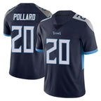 T.Titans #20 Tony Pollard Player Navy Limited Vapor Untouchable Home Game Gdoa Stitched Jerseys