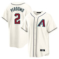 A.Diamondbacks #2 Geraldo Perdomo Player Cream Home Game Gdoa Stitched Jerseys
