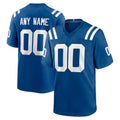 Custom IN.Colts Royal Home Game Any Name & Numbers Gdoa Stitched Jerseys