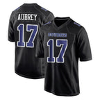 D.Cowboys #17 Brandon Aubrey Player Carbon Black Fashion Home Game Gdoa Stitched Jerseys