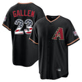 A.Diamondbacks #23 Zac Gallen Player Black USA 250 Fourth of July Game Home Gdoa250Ys Stitched Jerseys