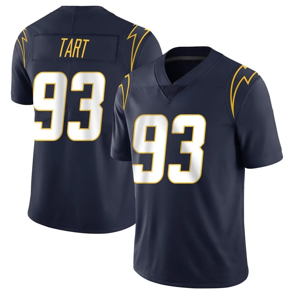 LA.Chargers #93 Teair Tart Player Navy Limited Vapor Untouchable Home Game Gdoa Stitched Jerseys