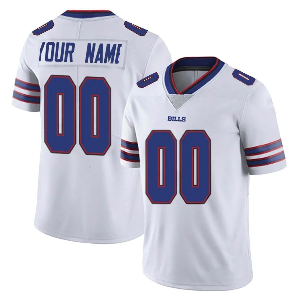 Custom B.Bills White Vapor Untouchable Limited Any Name & Numbers Gdoa Stitched Jerseys