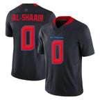 H.Texans #0 Azeez Al-Shaair Player Navy Limited 2nd Alternate Vapor F.U.S.E. Home Game Gdoa Stitched Jerseys