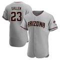 A.Diamondbacks #23 Zac Gallen Player Gray Road Limited Elite Home Game Gdoa Stitched Jerseys