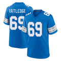 D.Lions #69 Tate Ratledge Player Blue Alternate Home Game Gdoa Stitched Jerseys