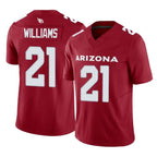 A.Cardinals #21 Garrett Williams Player Cardinal Vapor F.U.S.E. Limited Home Game Gdoa Stitched Jerseys