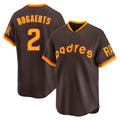 S.Diego Padres #2 Xander Bogaerts Player Brown Home Cooperstown Collection Replica Game Fdoa Stitched Jerseys