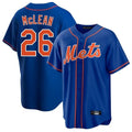 NY.Mets #26 Nolan McLean Player Royal Home Game Fdoa Stitched Jerseys