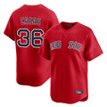 B.Red Sox #36 Triston Casas Player Red Limited Home Game Gdoa Stitched Jerseys