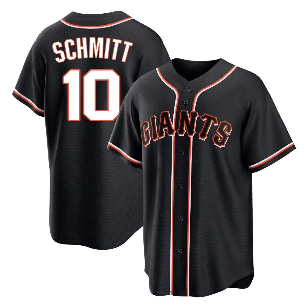 SF.Giants #10 Casey Schmitt Player Black Fashion Out Home Limited Fdoa Stitched Jerseys