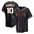 SF.Giants #10 Casey Schmitt Player Black Fashion Out Home Limited Fdoa Stitched Jerseys