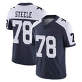 D.Cowboys #78 Terence Steele Player Navy-White Limited Alternate Vapor Untouchable Home Game Gdoa Stitched Jerseys