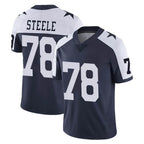 D.Cowboys #78 Terence Steele Player Navy-White Limited Alternate Vapor Untouchable Home Game Gdoa Stitched Jerseys