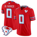 H.Texans #0 Azeez Al-Shaair Player Red 2026 Rivalries Vapor Limited Home Game Gdoa Stitched jerseys