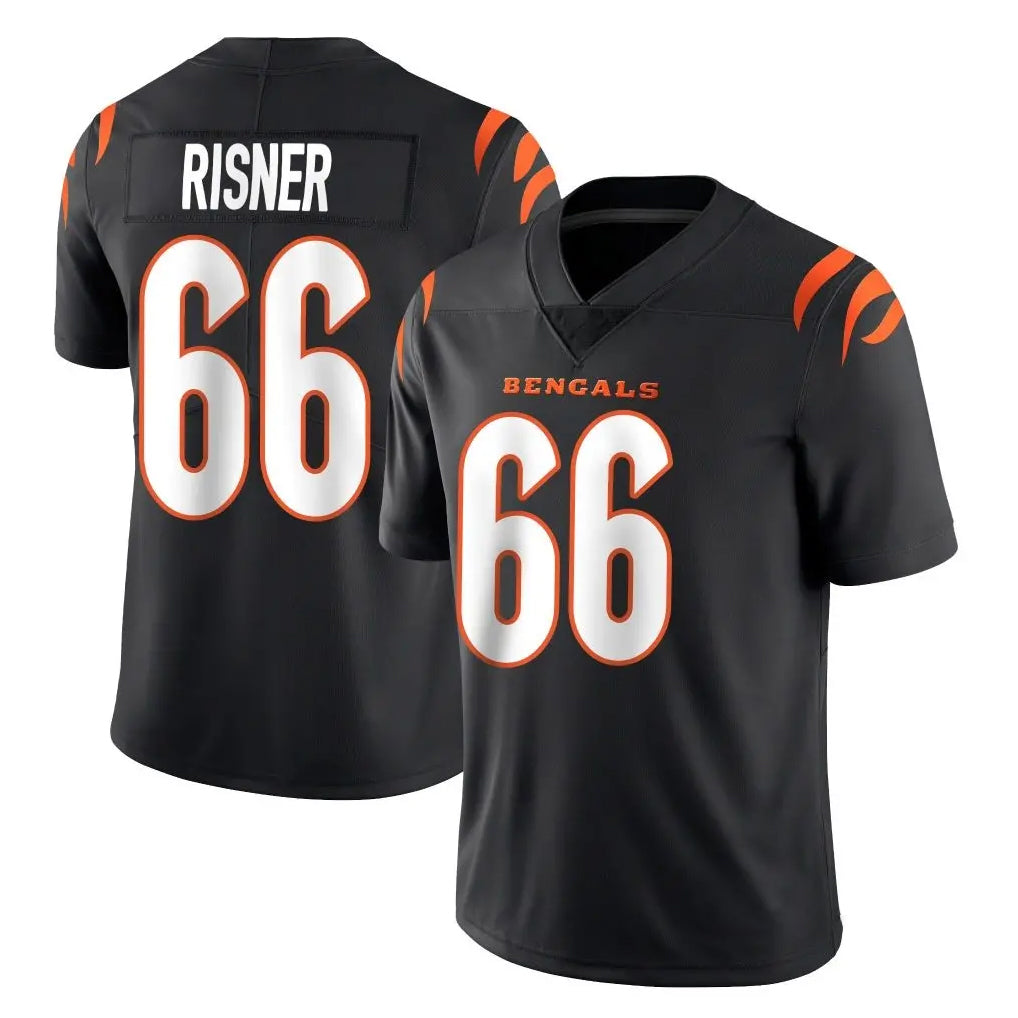 C.Bengals #66 Dalton Risner Player Black Vapor Untouchable Limited Home Game Gdoa Stitched Jerseys