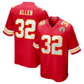 KC.Chiefs #32 Marcus Allen Player Red Home Game Gdoa Stitched Jerseys