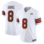 C.Browns #8 Dillon Gabriel Player White Limited Vapor F.U.S.E. Alternate Game Gdoa Stitched Jerseys