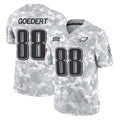 P.Eagles #88 Dallas Goedert Player Arctic Camo Salute to Service Limited Game Gdoa Stitched Jerseys