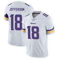 M.Vikings #18 Justin Jefferson Player White Limited Vapor Untouchable Home Game Gdoa Stitched Jerseys