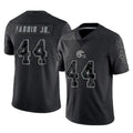 C.Browns #44 Harold Fannin Jr. Player Black Reflective Home Game Gdoa Stitched Jerseys
