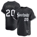 C.White Sox #20 Miguel Vargas Player Black City Connect Limited Home Gdoa Stitched Jerseys