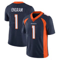 D.Broncos #1 Evan Engram Player Navy Vapor Untouchable Limited Game Gdoa Stitched Jerseys