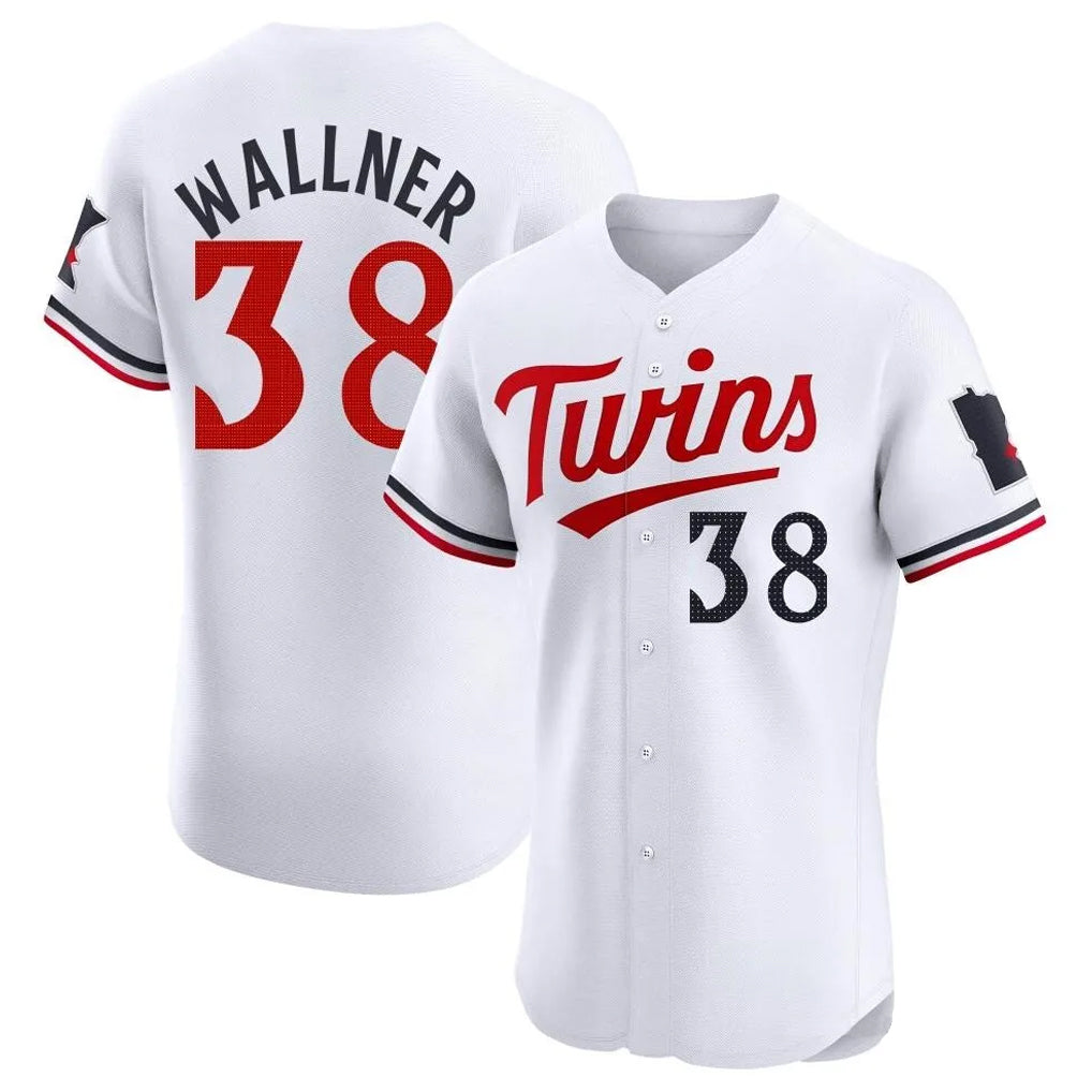 M.Twins #38 Matt Wallner Player White Home Limited Elite Fdoa Stitched Jerseys