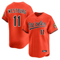 B.Orioles #11 Jordan Westburg Player Orange Limited Home Game Gdoa Stitched Jerseys