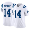 IN.Colts #14 Alec Pierce Player White Limited Vapor F.U.S.E. Home Game Gdoa Stitched Jerseys