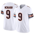 C.Bears #9 Jim McMahon Player White Vapor F.U.S.E. Limited Home Game Gdoa Stitched Jerseys
