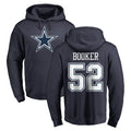 D.Cowboys #52 Tyler Booker Player Navy Pullover Hoodies Limited Gdoa Stitched Jerseys