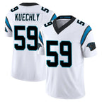 C.Panthers #59 Luke Kuechly Player White Vapor F.U.S.E. Limited Home Game Gdoa Stitched Jerseys