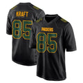 GB.Packers #85 Tucker Kraft Player Black Fashion Home Game Gdoa Stitched Jerseys