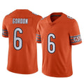 C.Bears #6 Kyler Gordon Player Orange Alternate Vapor Limited Home Game Gdoa Stitched Jerseys