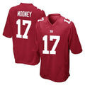 NY.Giants #17 Darnell Mooney Player Red Home Game Gdoa Stitched Jerseys