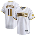 S.Diego Padres #11 Yu Darvish Player White Home Limited Fdoa Stitched Jerseys