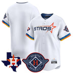 H.Astros ## Astros Blank Player White City Connect Texas Patch Vapor Premier Limited Home Gdoa Stitched Jerseys