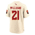A.Cardinals #21 Garrett Williams Player Cream Rivalries Collection Game Gdoa Stitched Jerseys