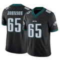 P.Eagles #65 Lane Johnson Player Black Limited Vapor F.U.S.E. Home Game Gdoa Stitched Jerseys