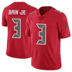 TB.Buccaneers #3 Rueben Bain Jr. Player Red Limited Color Rush Home Game Gdoa Stitched Jerseys