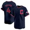 C.Guardians #4 Brayan Rocchio Player Navy Limited Home Gdoa Stitched Jerseys