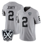 LV.Raiders #2 Ashton Jeanty Player Gray 2026 Vapor Limited Home Game Gdoa Stitched Jerseys