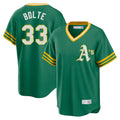 Athletics #33 Henry Bolte Player Kelly Green Cooperstown Collection T-shirt Game Gdoa Stitched Jerseys