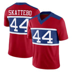 NY.Giants #44 Cam Skattebo Player Red Century Vapor F.U.S.E. Home Game Gdoa Stitched Jerseys